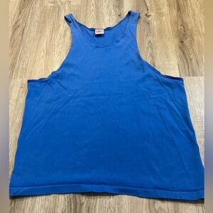 Vintage 90s Nike Tank Top Mens XL Blue Made in USA